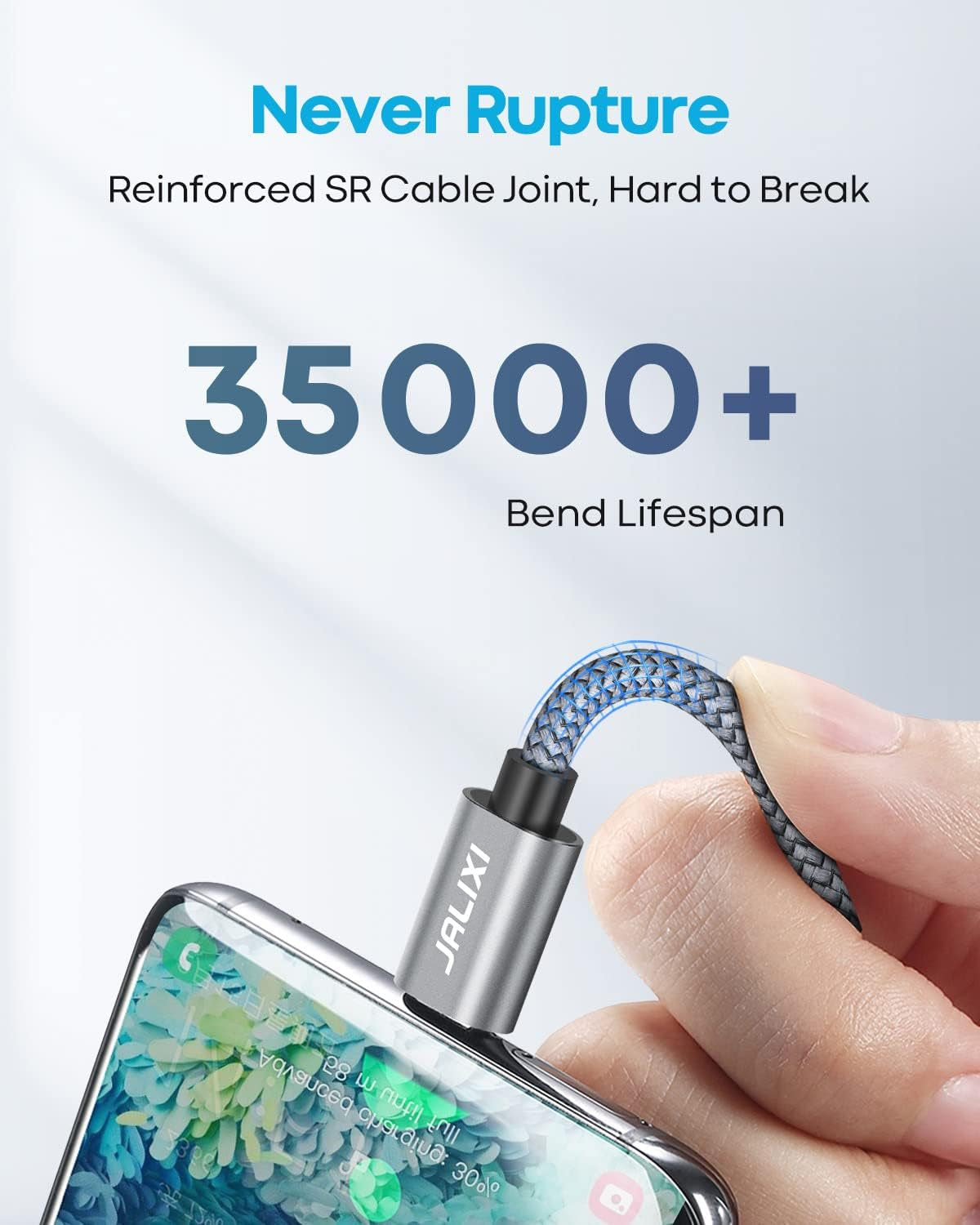 Short USB C Cable 1Ft, 1 Foot USB to USB C Cable Fast Charging for Iphone 15 Pro Max, Samsung Galaxy S24 S23 S21 S20 Ultra S10, A55 A35 A25 A15, Pixel, Powerbank
