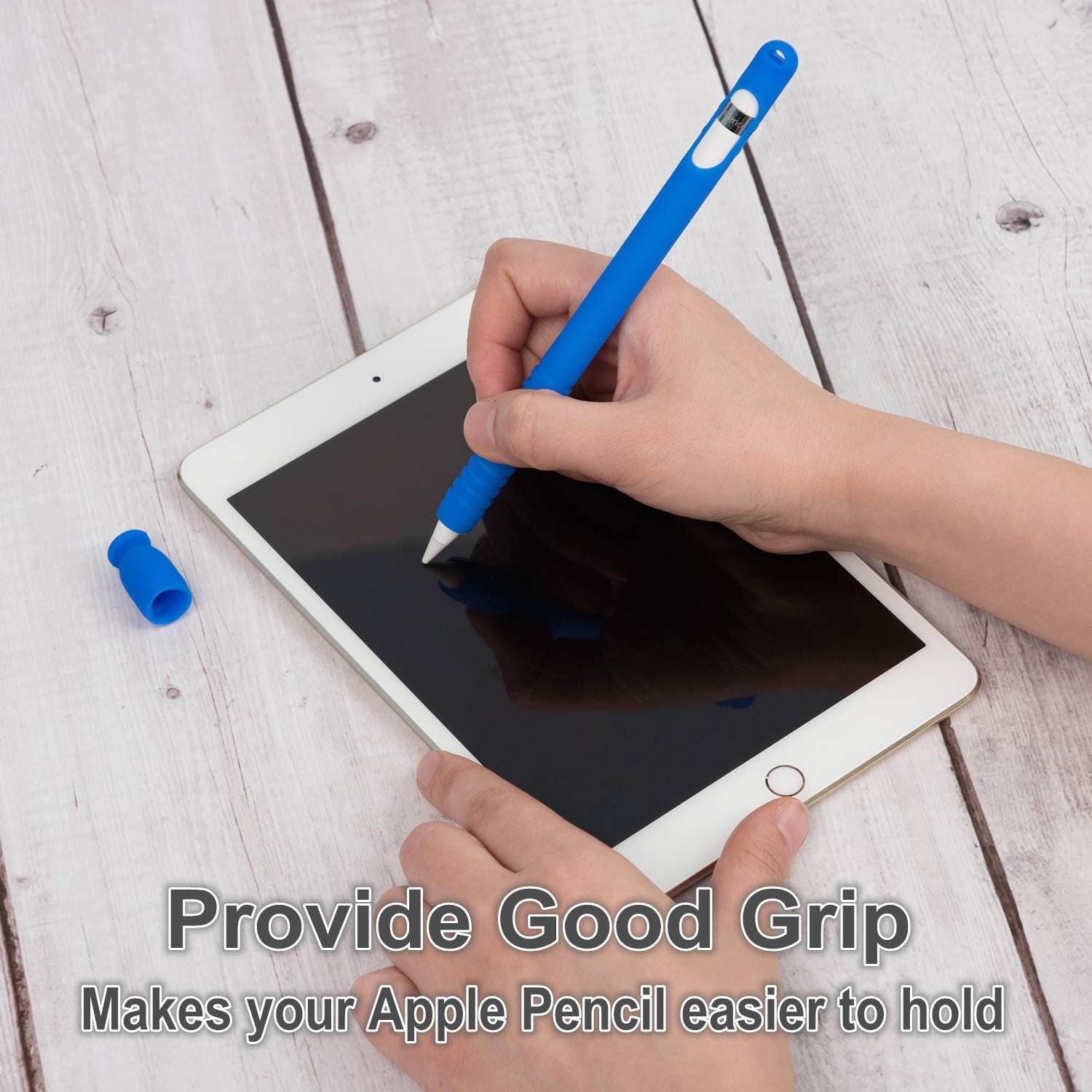 Apple Pencil Case - Holder & Cover with Nib Protection - Compatible with 1St Gen Apple Pencil - Blue