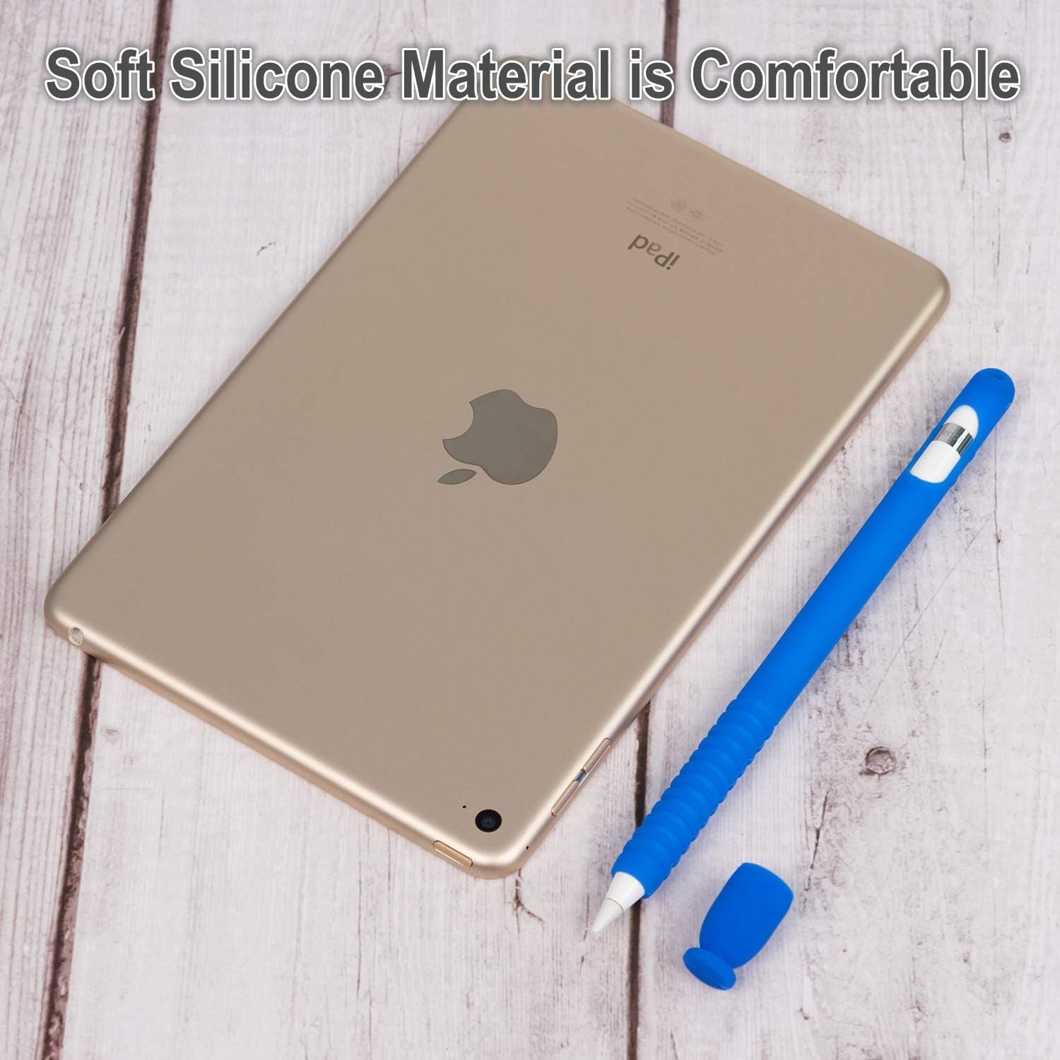 Apple Pencil Case - Holder & Cover with Nib Protection - Compatible with 1St Gen Apple Pencil - Blue